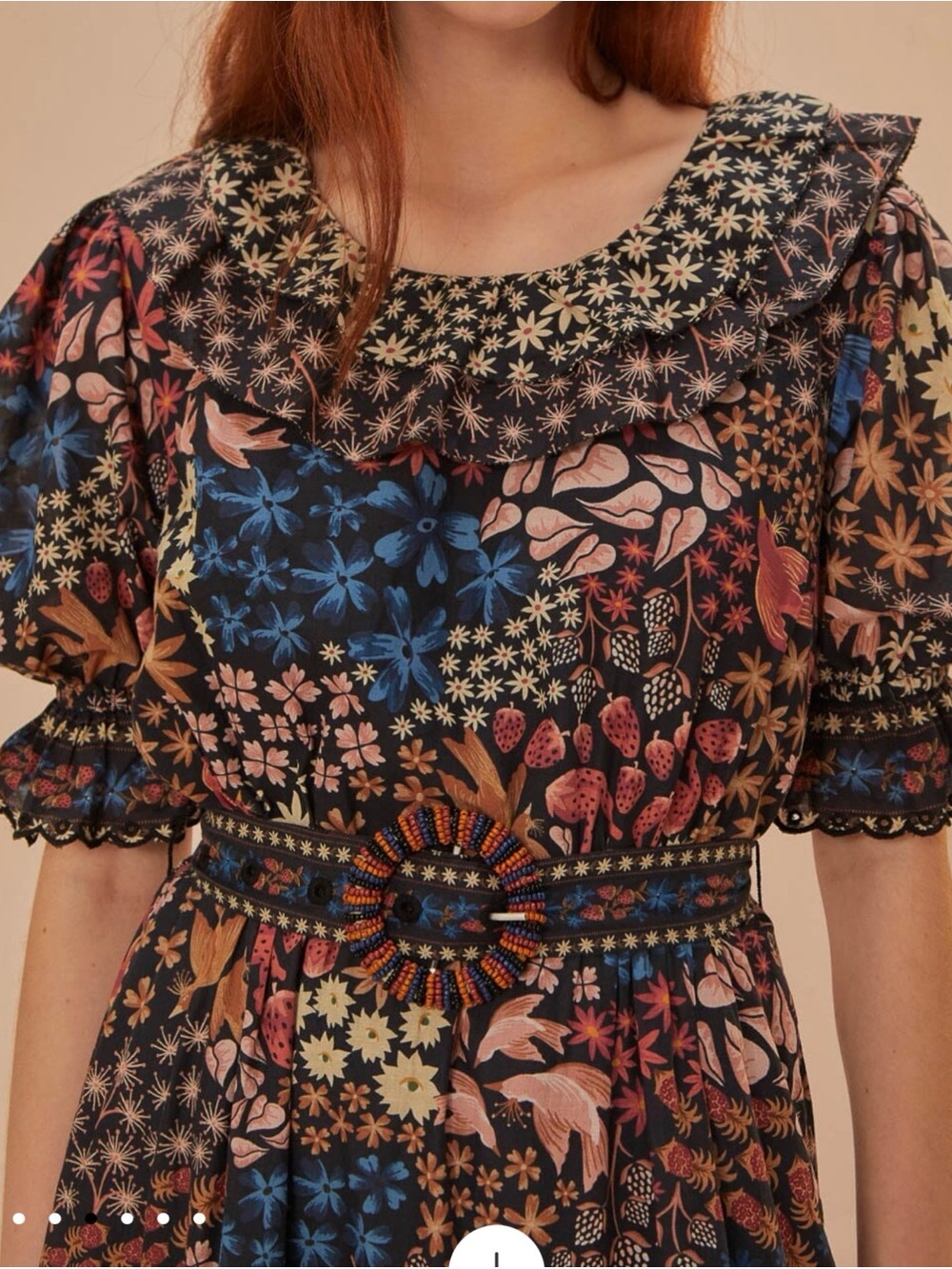 FARM Rio Black Jujus Garden Maxi Dress - Picture 3 of 4